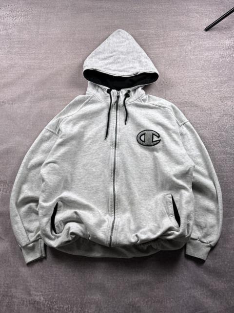 Champion Vintage 90 Champion Big Logo Oversized Zip Hoodie