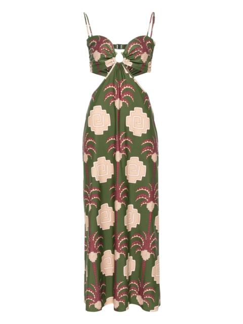 Johanna Ortiz Jungle Geometry midi dress