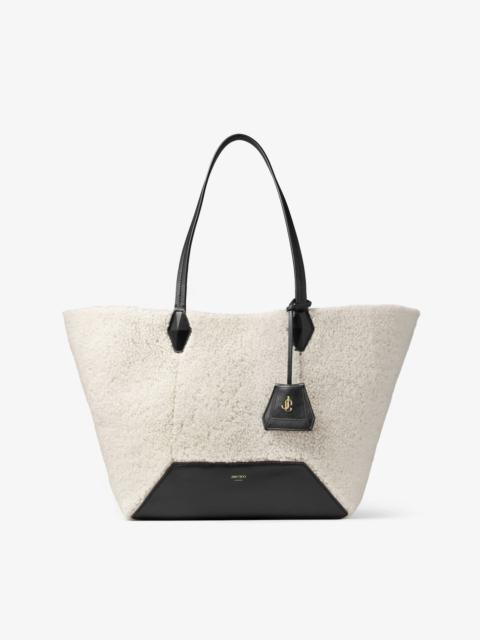 JIMMY CHOO Diamond Tote M
Natural Shearling Tote Bag