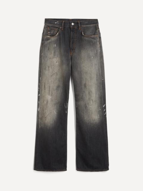 Acne Studios Black Trafalgar Regular Fit 2021M Jeans