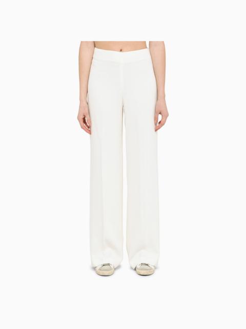 Stella McCartney Stella Mccartney Wide Cream Trousers Women