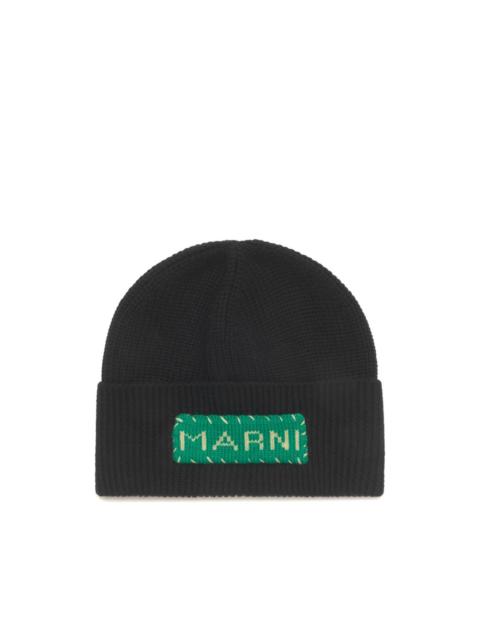 Marni patch beanie