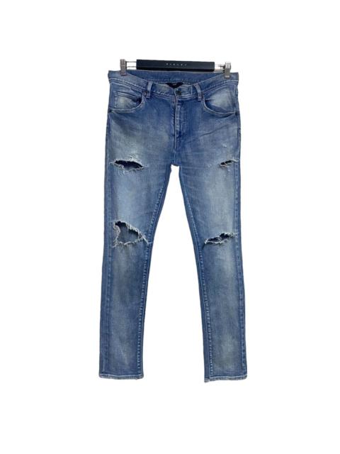 Other Designers Japanese Brand WJK Distressed Denim Jeans