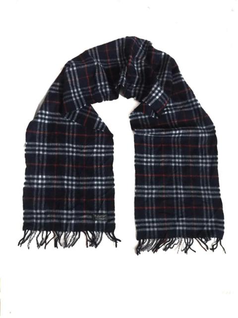 Other Designers Burberry Prorsum - Vintage Burberrys Blue Nova Check Lambswool Scarf Muffler