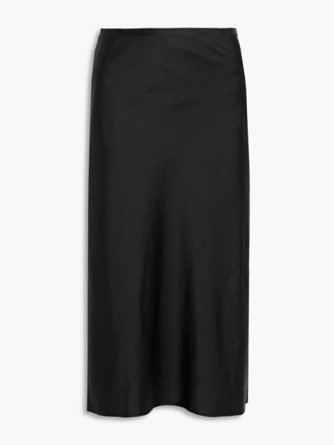 Other Designers Cicely satin midi skirt