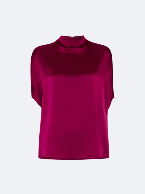 LAPOINTE Satin Cape Tee