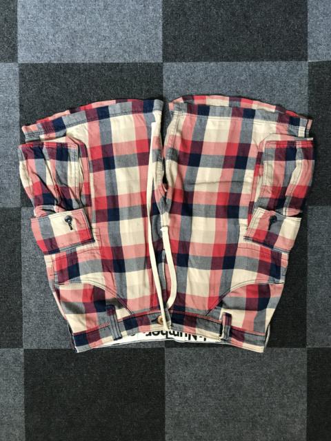 Other Designers Military - SP12 BACK NUMBER Buffalo Plaid Short Cargo Pant