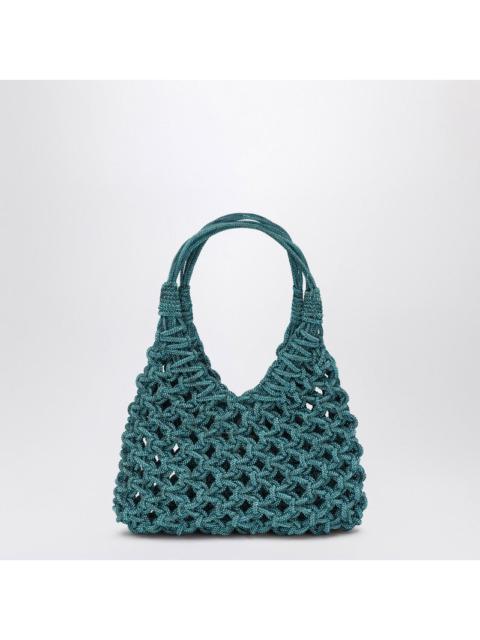 Hibourama - Hibourama Aquamarine Vannifique Small bag with crystals