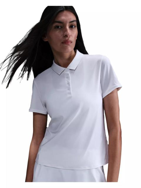 Nike Women's Victory Dri-FIT Short-Sleeve Golf Polo - White