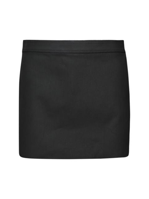 Rick Owens Rick Owens Coated Mini Skirt 'Black'