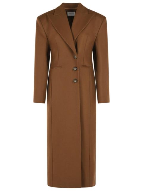 THE ANDAMANE The Andamane OTTAVIA Brown Virgin Wool Blend Coat