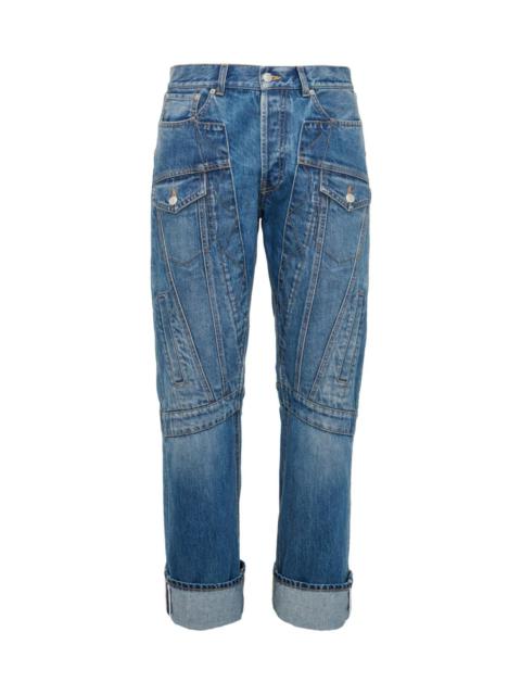 Alexander McQueen MID-RISE STRAIGHT-LEG JEANS