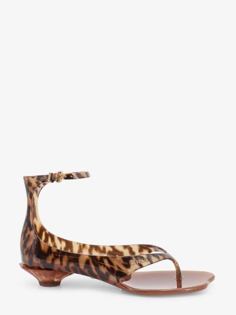 Chloé CHLOE' Jelly TPU sandals with animal print (IT 40)