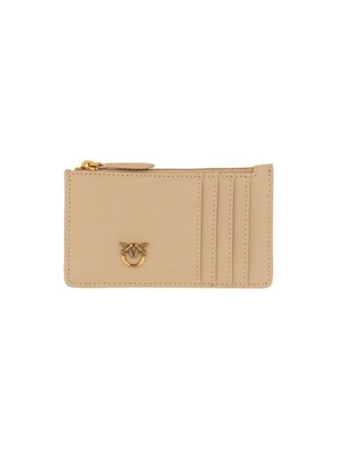 PINKO Leather Card Holder