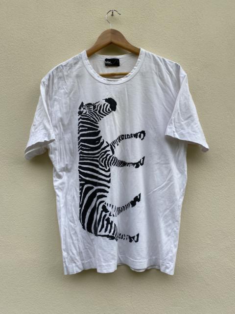 Comme Des Garçons Vintage Kolor Comme Des Garcon Zebra Graphic Unique Tshirt