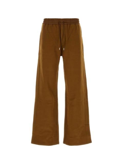 SAINT LAURENT Saint Laurent Men Brown Cotton Joggers