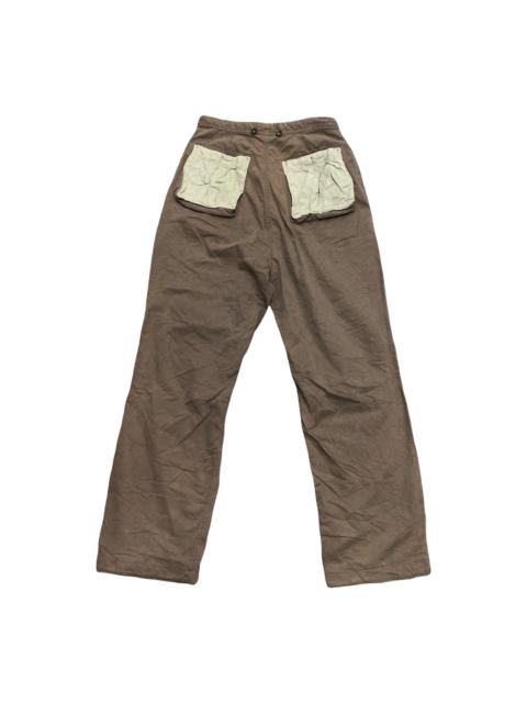 Other Designers Vintage - Oilcake manufacture Hybrid Pant Sun Faded Parachute