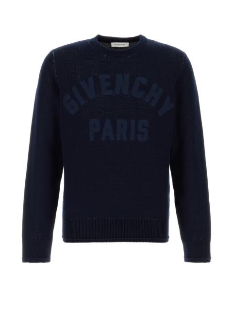 Givenchy Midnight blue cotton sweater