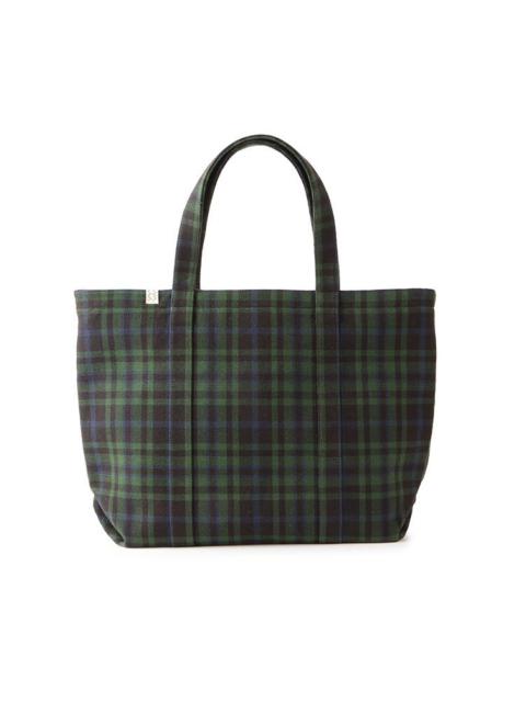 visvim UT.TOTE (M) BUFFALO CHECK GREEN