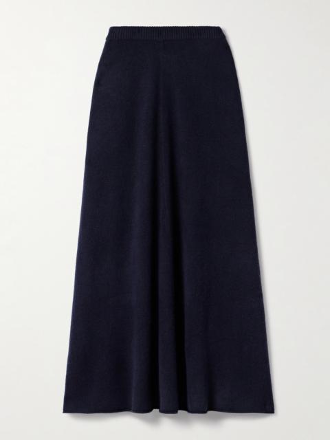 The Elder Statesman Cashmere Maxi Skirt