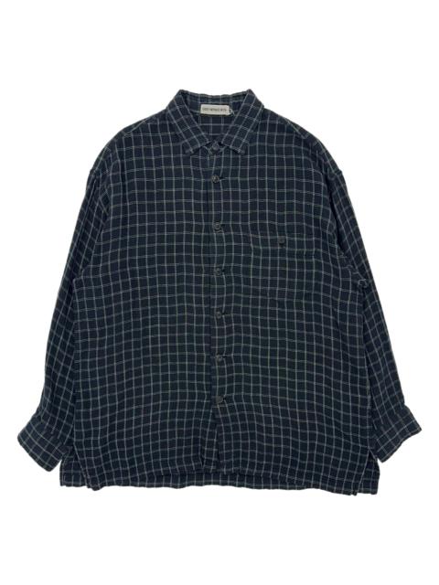 Other Designers Issey Miyake - AW96 Checkered Rayon Shirt