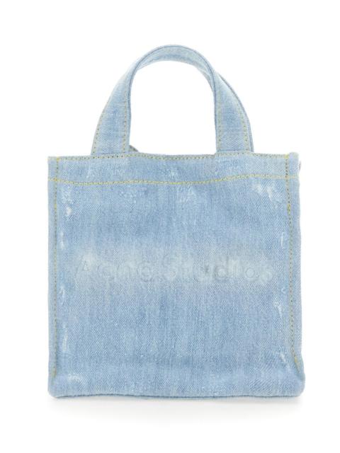Acne Studios Acne Studios Women Mini Denim Shopper Bag With Logo