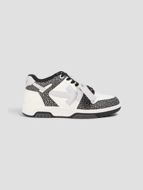 Off-White Out of Office textured-leather sneakers