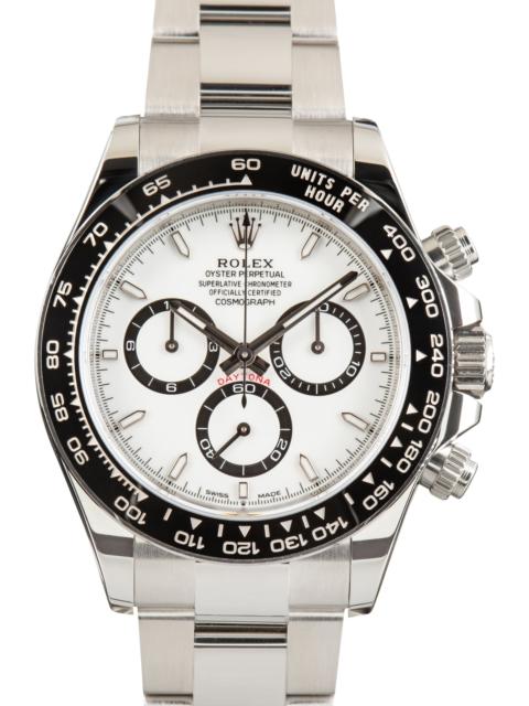ROLEX Pre-Owned Rolex Daytona White Dial Ref 126500LN Panda