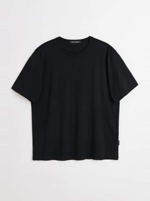 Our Legacy New Box T-Shirt Black Clean Jersey