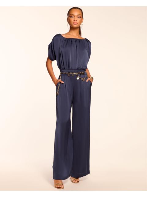 RAMY BROOK Sabrina Ruched Wide Leg Jumpsuit