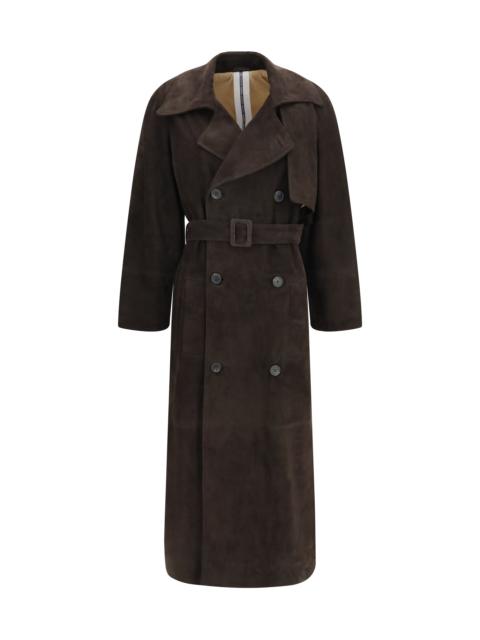 Other Designers Sword 6.6.44 Suede Coat Moka Women