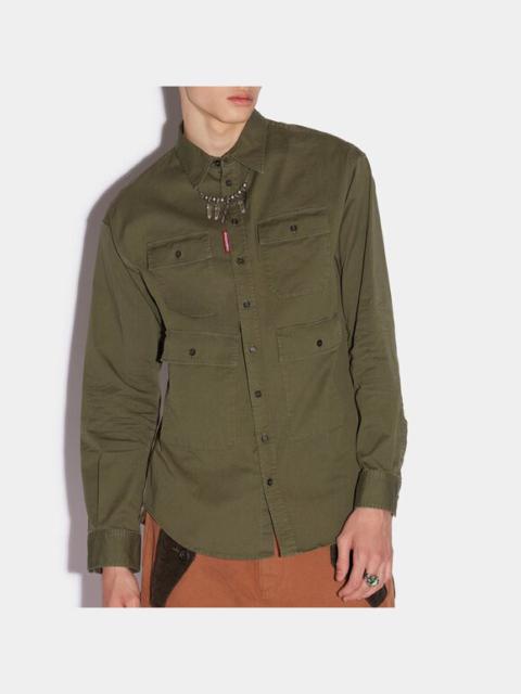 DSQUARED2 BNWT AW22 DSQUARED2 DROP SHOULDER SHIRT 50