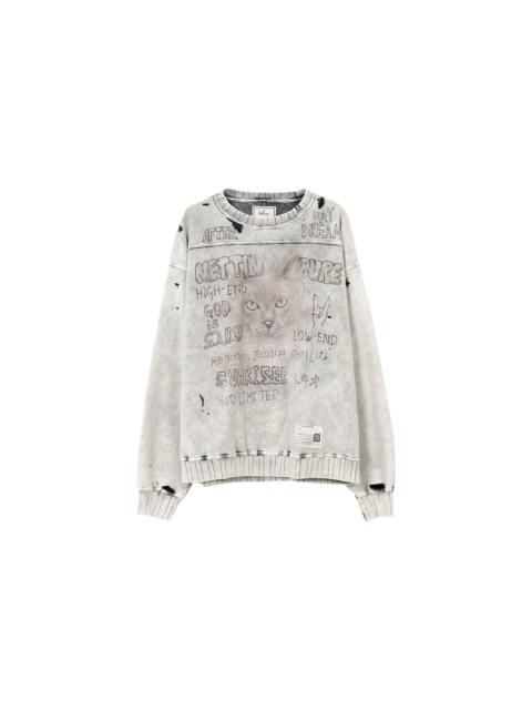 Maison MIHARAYASUHIRO BLEACHED PULLOVER (GRAY)