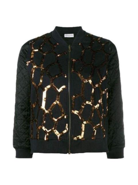 Dries Van Noten Sequin Zip-Up Jacket