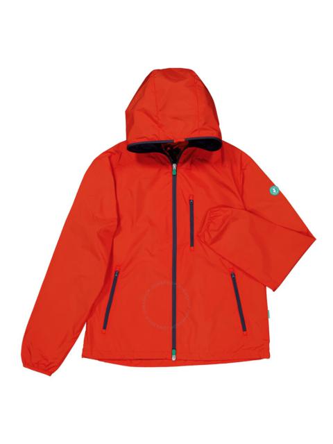 Other Designers Save The Duck - Save The Duck Traffic Red David Hooded Rain Jacket