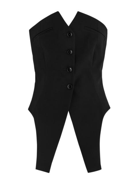 Alexander Wang Alexander Wang Strapless Wool Waistcoat