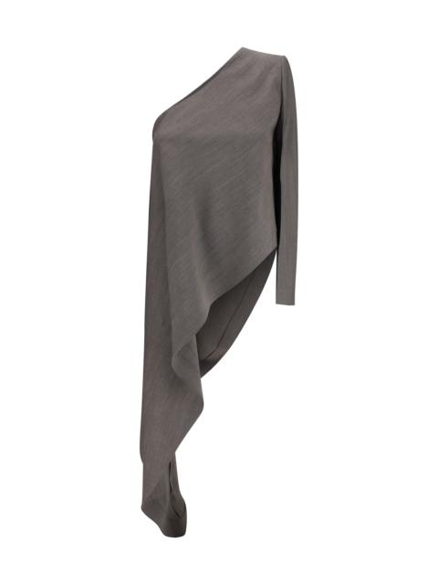 Phoebe Philo Women One Shoulder Tailored Top