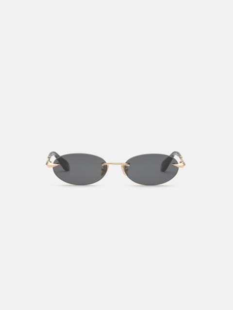 Roberto Cavalli Oval rimless sunglasses