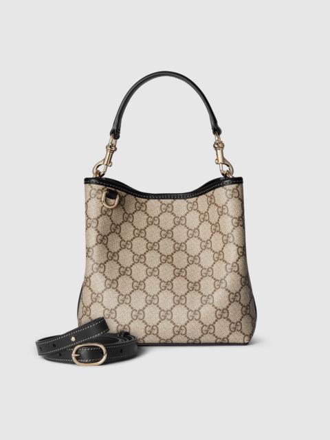 GUCCI GG Emblem mini shoulder bag