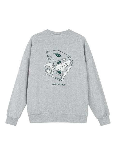 New Balance New Balance Casual Graphic Sweatshirt 'Grey' AMT33365-SEY