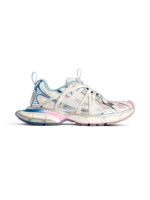 BALENCIAGA Women's 3xl Extreme Laces B Sneaker  in White/grey/blue/pink