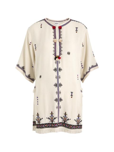Isabel Marant Étoile Isabel Marant étoile Kressy Embroidered Woven Mini Dress