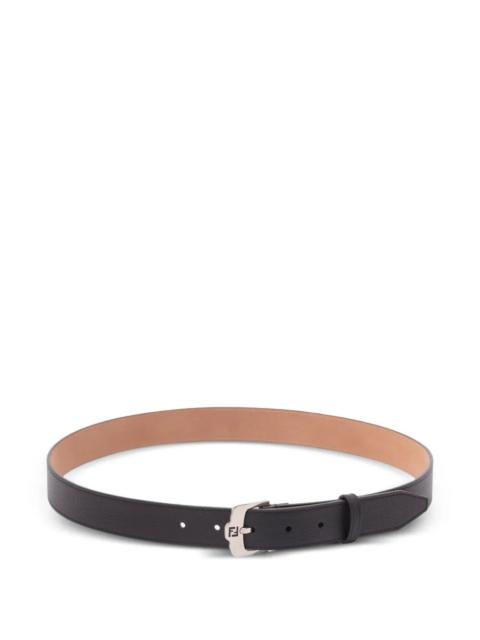 FENDI Fendi Men Hook Buckle Ff Leather Belt