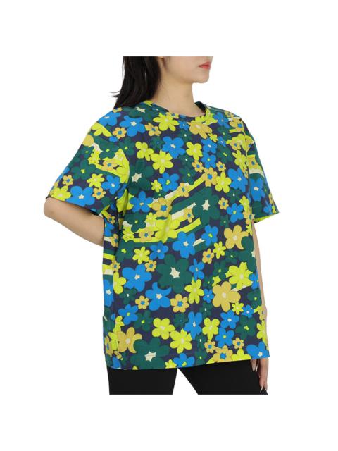 Marni Ladies Multicolor Flower Print T-shirt, Brand