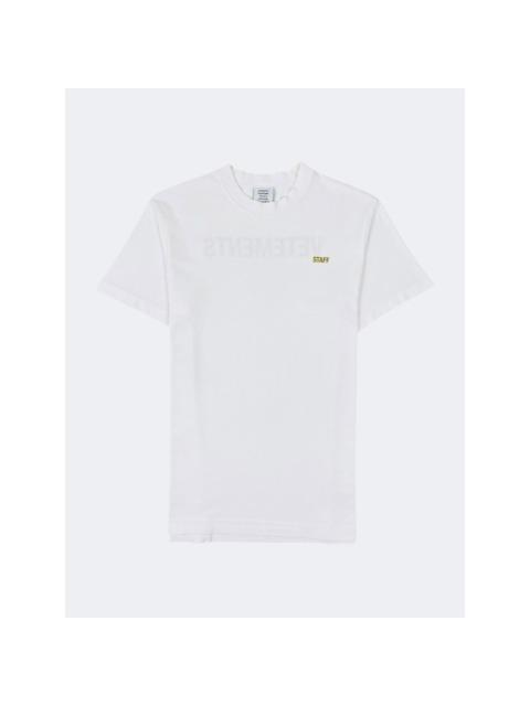 VETEMENTS "Staff" Logo T-Shirt