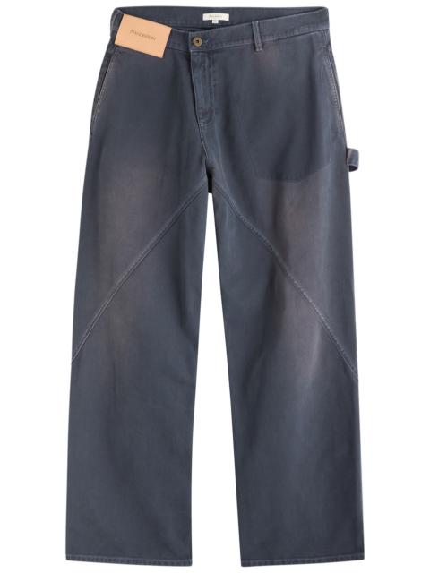 JW Anderson Twisted Workwear Straight-leg Denim Jeans