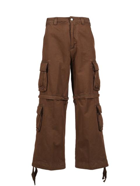 ERL ZIP-OFF CARGO PANTS WOVEN / BRW