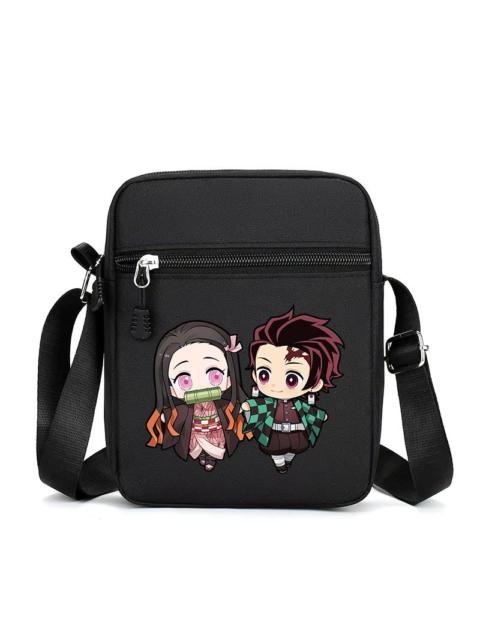 Other Designers Demon Slayer Kimetsu No Yaiba Shoulderbag Boys Cartoon Anime Figures Crossbody Bag Handbag