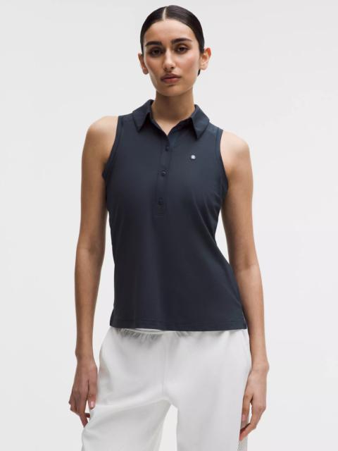 lululemon Quick-Dry Sleeveless Polo Shirt *Straight Hem