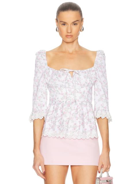 COPERNI Open Neck Princess Top